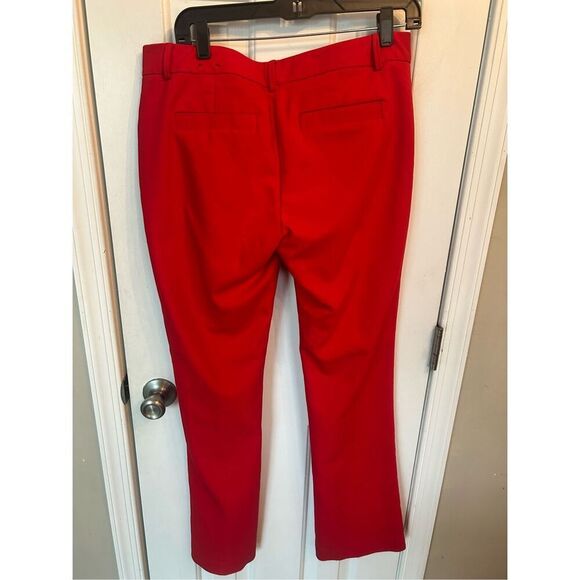 Express dress pants red size 10 R stylish work attire style columnist - Picture 4 of 5